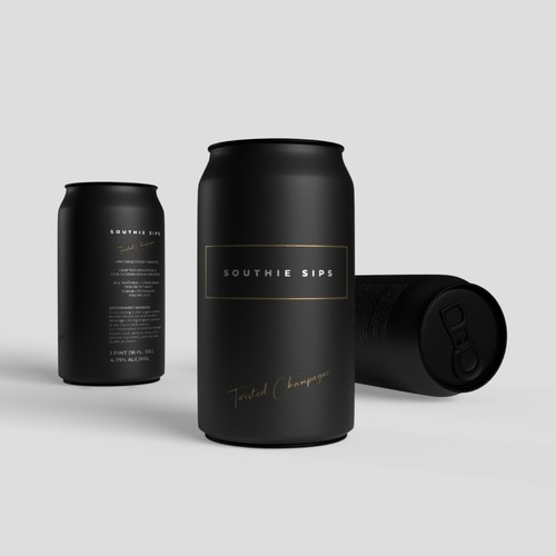 Minimalist beer can design Design by Davide Rino Rossi