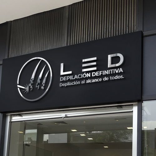 Diseño y Logo para Empresa de Depilación Definitiva Design by The Perfect Symbols