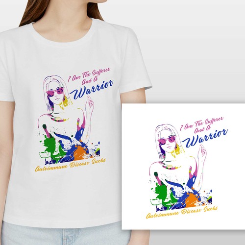 Autoimmune disease sucks & those that suffer are warriors Réalisé par Designer Group