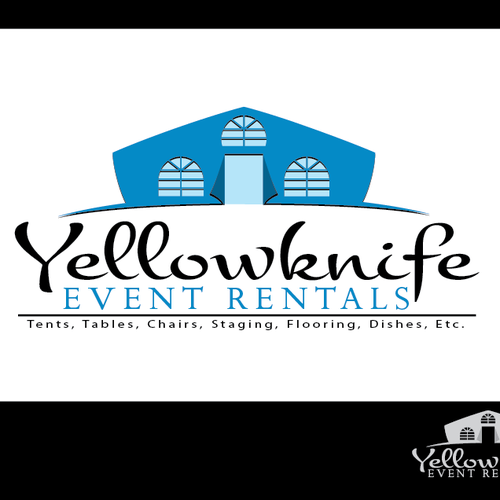 New event and party rental company needs a fun, modern and professional logo. Design by Acidpoptart