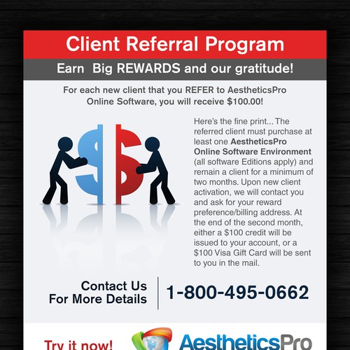 Design Referral Program Flyer | Postcard, flyer or print contest