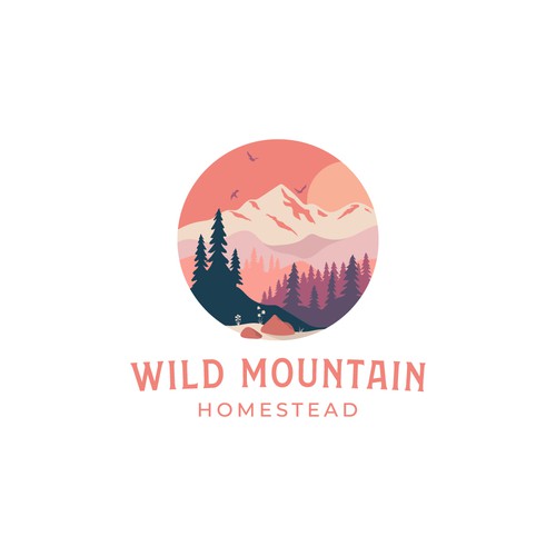 コンペ「Artistic modern logo needed for a mountain-top flower farm.」のデザイン by Nick Camastraさん 