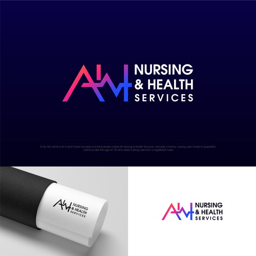 AH Nursing & Health Services needs a graphic designer! Design by Dezineexpert⭐