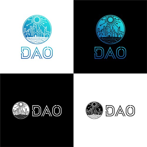 Logo — island DAO — let's buy an island — Ethereum blockchain Design von X-DNA