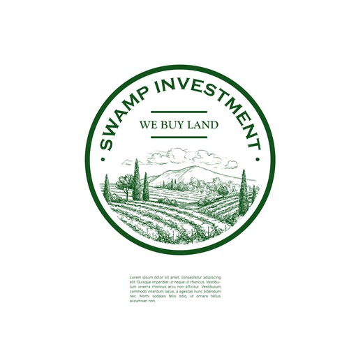 We need a logo for Swamp Investments - We buy Farms, Timberland and Vacant Land Design by FLO std.