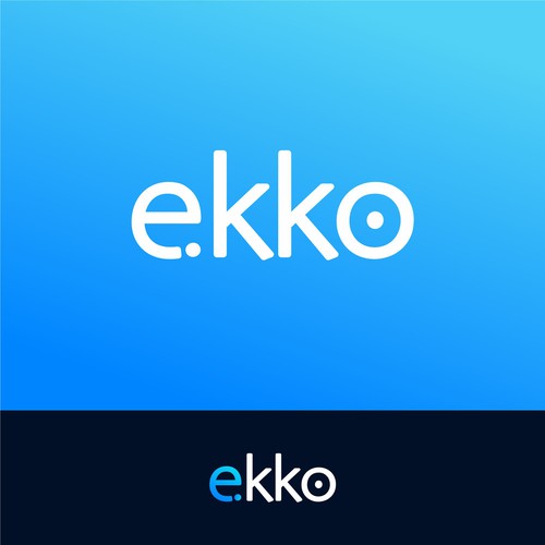 SIMPLE LOGO - ekko Letters then dm after Design by viqisetiadi11