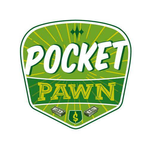 Create a unique and innovative logo based on a "pocket" them for a new pawn shop. Design por MW Logoïst♠︎