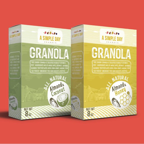 A Simple Day Granola Box Design Design by kec99