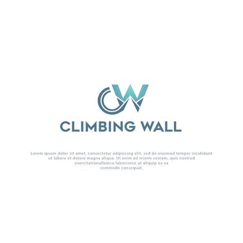 We need a powerful new design for our rock climbing gym Design by "Arkwright"