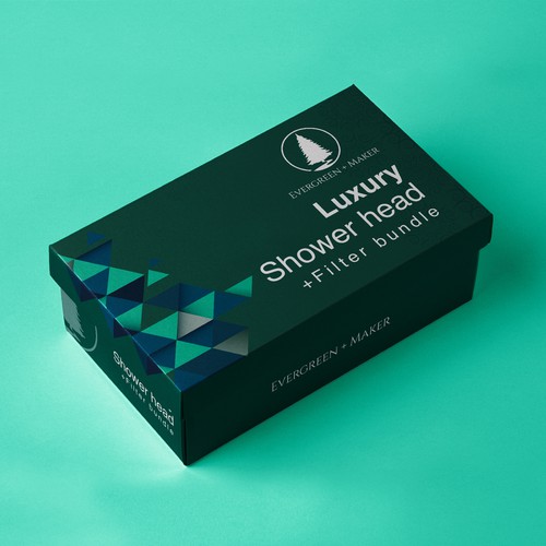 EverGreen + Maker Shower bundle pack box Design by Khaled Mahamud