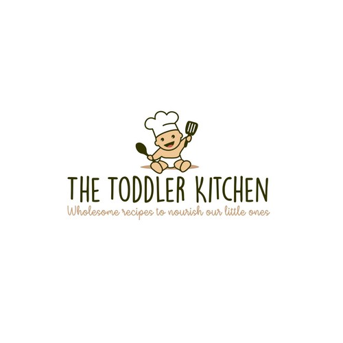 Fun logo for a food blog company focused on toddler and family nutrition and recipes. Design réalisé par meryofttheangels77