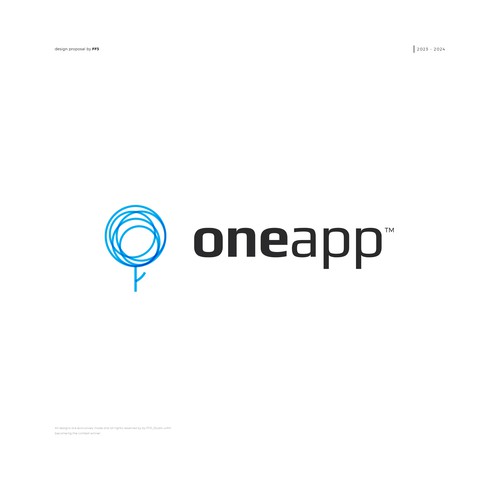 Design oneapp logo di FF3