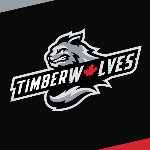 Diseño de Canadian International School of Hong Kong (CDNIS): Timberwolves Mascot de nina15™