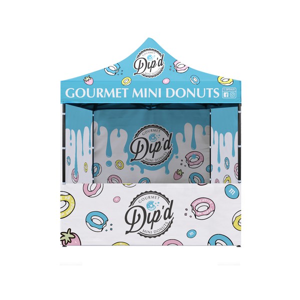 Dip'd Donuts - Folding Marquee design