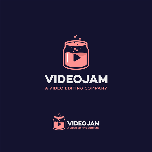 Cool logo for video editing company combining creativity and tech Design by Nine™