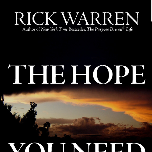 Design Rick Warren's New Book Cover Diseño de Paulas Panday