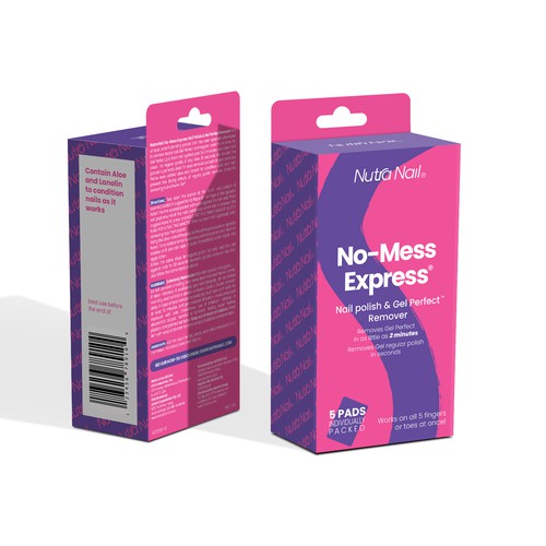 Nutra Nail Gel Remover Design by Shisiouk