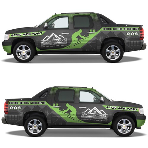 Design a Truck Wrap Design by aricaturrash