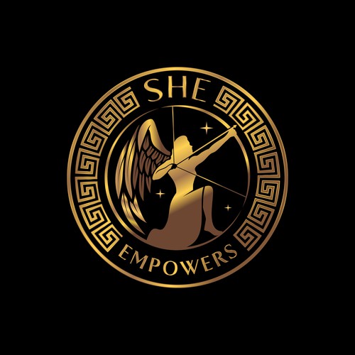 SHEempowers - luxurious design of a woman preferrably in some kind of a circle to appeal to women professionals Design by eMbo
