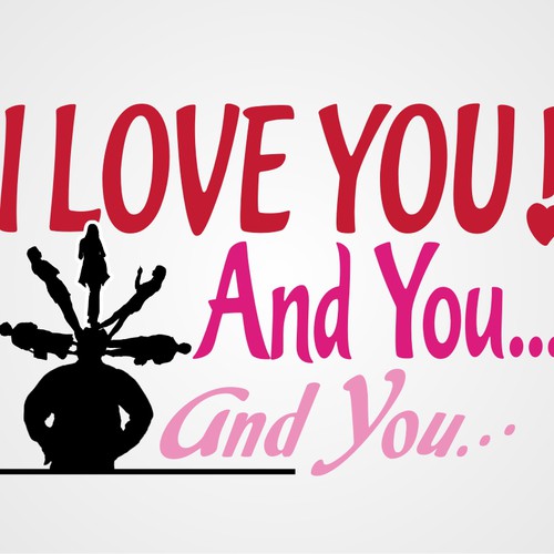 コンペ「"I Love You! And You... And You..." [LOGO - $355]」のデザイン by Luigiさん 