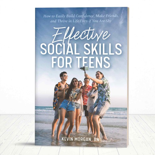 beach scene for a book cover appealing to teens Design by TeaBerry