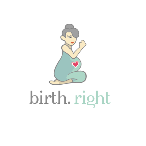 Create an awesome, noticeable and approachable logo for birth.right Design by d'sun