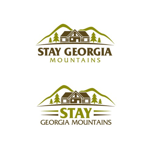 Logo Design for my Vacation Cabin Rental Company in the Georgia ...