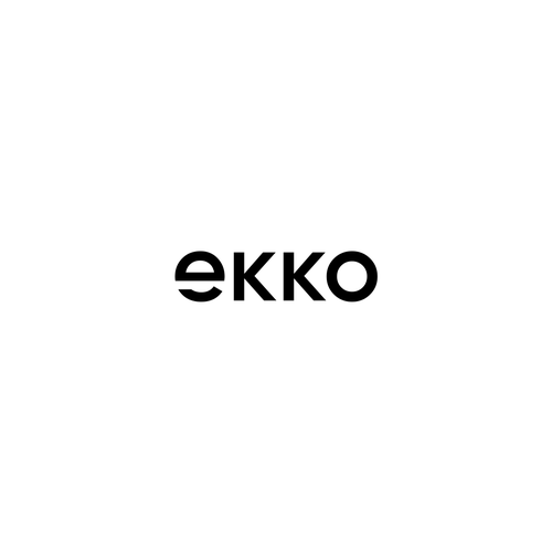 SIMPLE LOGO - ekko Letters then dm after Design by flatof12