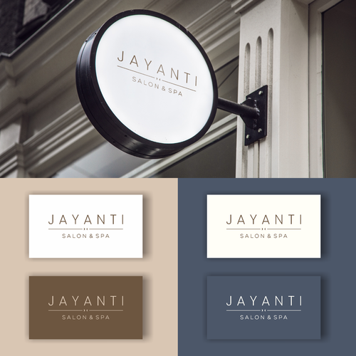"Salon logo for empowering an ambitious & refined woman" winning Logo design