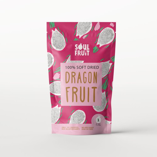 eye-catching packaging design for new health food product Design by AnaHola