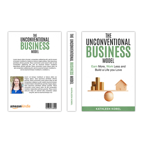 Book Cover Design (The Unconventional Business Model) Design by Waris Baig 786