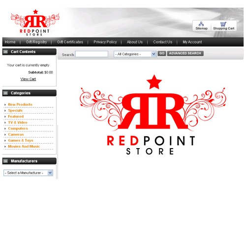 Design Redpoint logo di superthorex