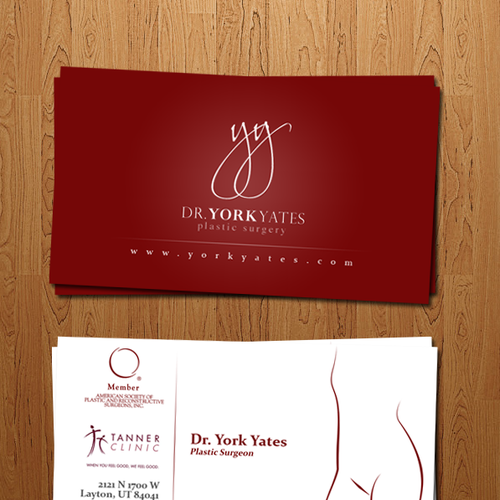 Dr. York Yates Plastic Surgery - business card Design by Mo Camara