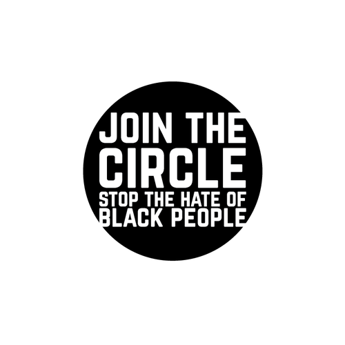 Anti racism logo Design by GRAAFILINE