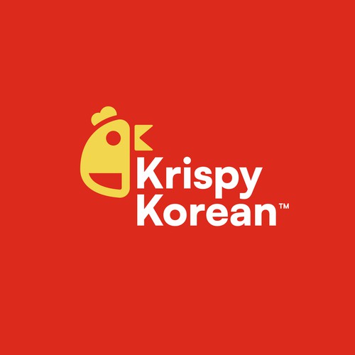 Yellow and Red Korean Fried Chicken Design by SORG® / Serch Orozco