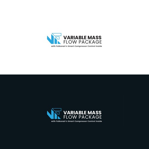 Falkonair Variable Mass Flow product logo design Diseño de @hSaN
