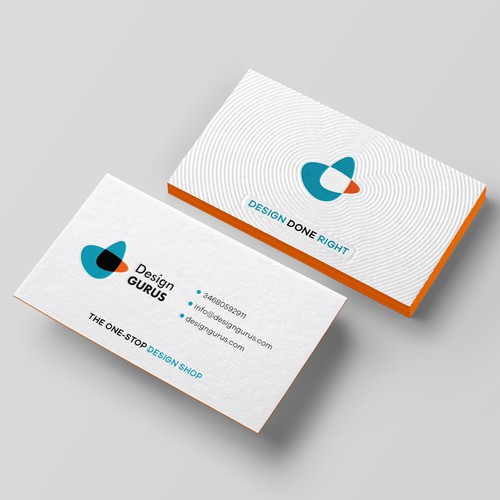 Business Card for DesignGurus.com Design by Birendra Chandra Das