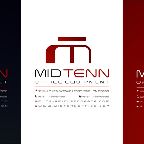 logo for Mid Tenn Office Equipment Design réalisé par Cloudsidea