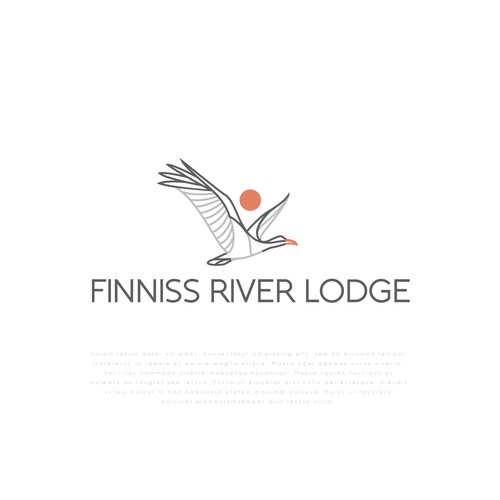 Logo for new Luxury Lodge on a working cattle station in the NT Design by Michael San Diego CA