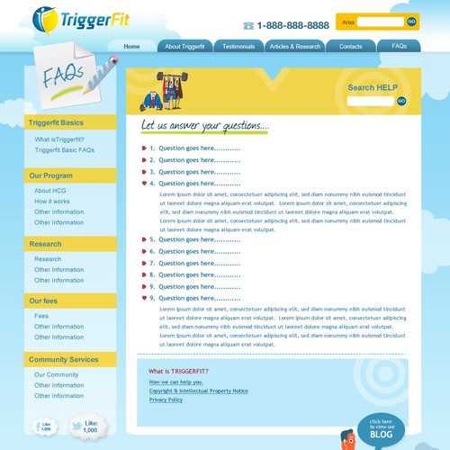 Website Design Wanted for TriggerFit! Design von Grace Andersson