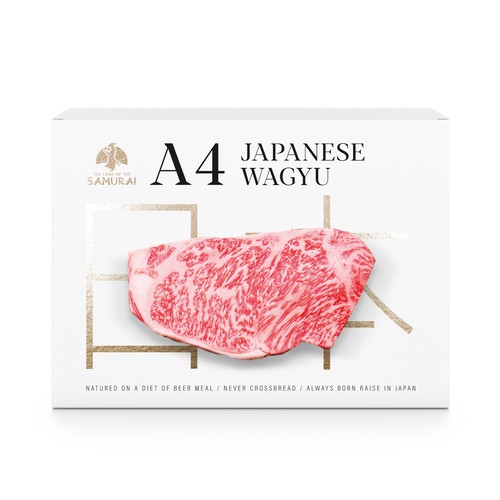 100% JAPANESE WAGYU STEAK Design by MarsiDesign