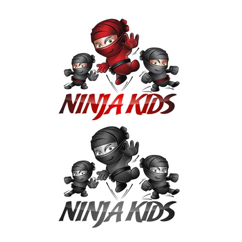 ninja kids logo | Logo design contest