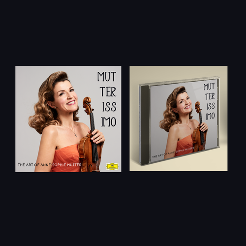 Illustrate the cover for Anne Sophie Mutter’s new album Ontwerp door Amy Nicole Cox