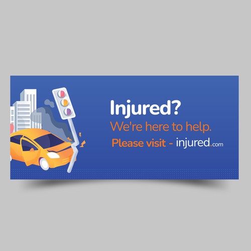 Injured.com Billboard Poster Design Diseño de Budiarto ™