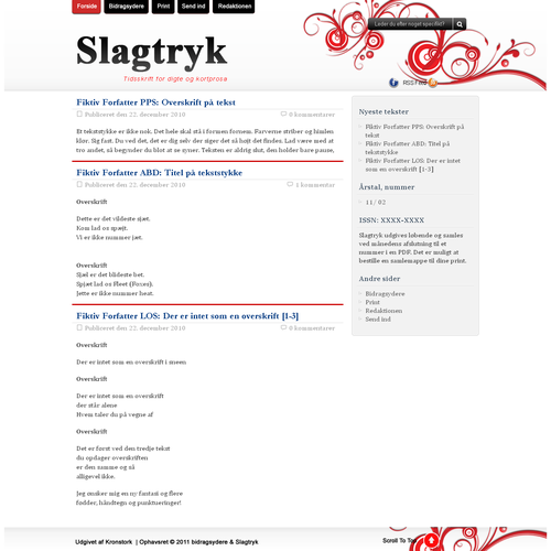 Simple Header and Footer for website Design von pohelasoft