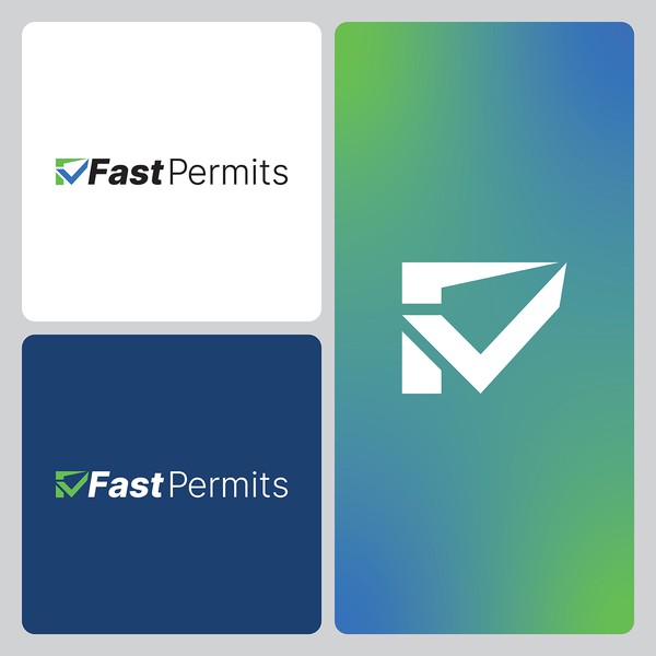 FastPermits Logo Design