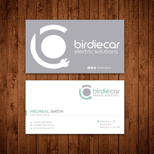 business card for company called birdie Design by ™SF_Design™