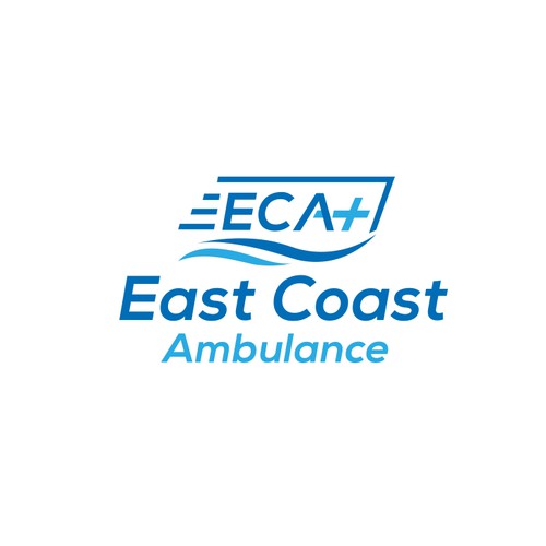 East Coast Ambulance Logo Design by Maher Sh