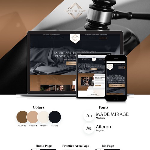 Taylow.Law Website and Software Platform Design by Jasmin_A (AMPLE)