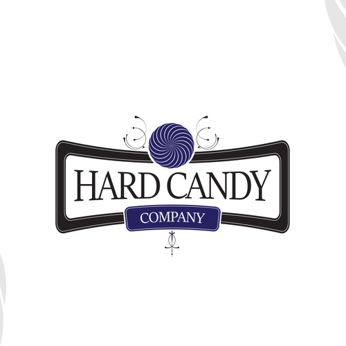 create a captivating luxurious vintage logo for The Hard Candy Company ...